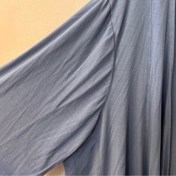 LANE BRYANT Blue Long Sleeve Open Front Cardigan Size 22/24 Rayon with Spandex - Picture 7 of 8